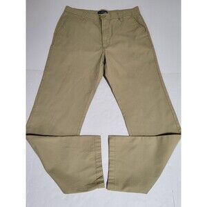 Airwalk Mens Chino brown Pants Size 34x32 Straight Leg With Pockets